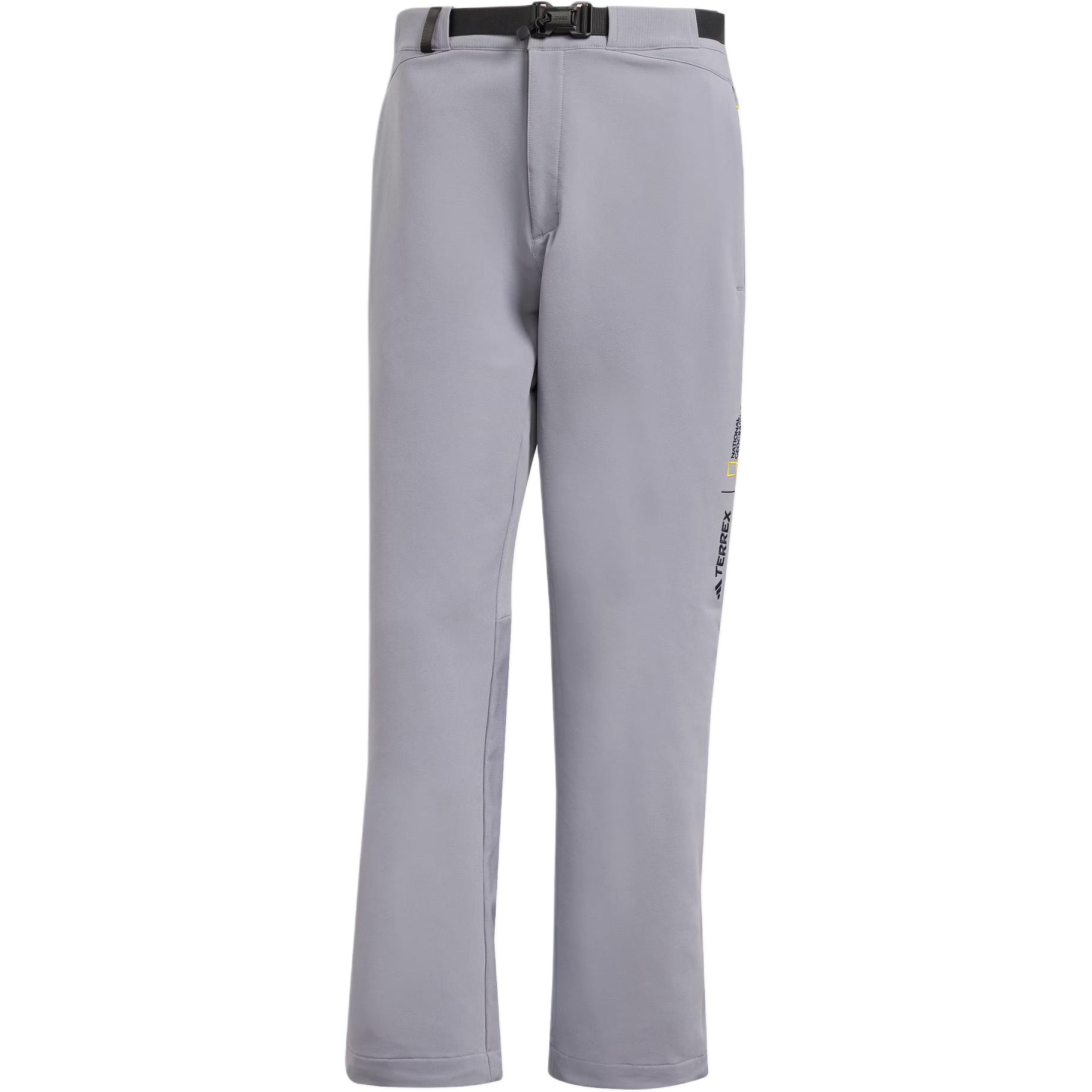 

Adidas X Коллаборация National Geographic FW24 Брюки-джоггеры из софтшелла свободного кроя National Geographic Мужские низы Светло-серый IX7922 L