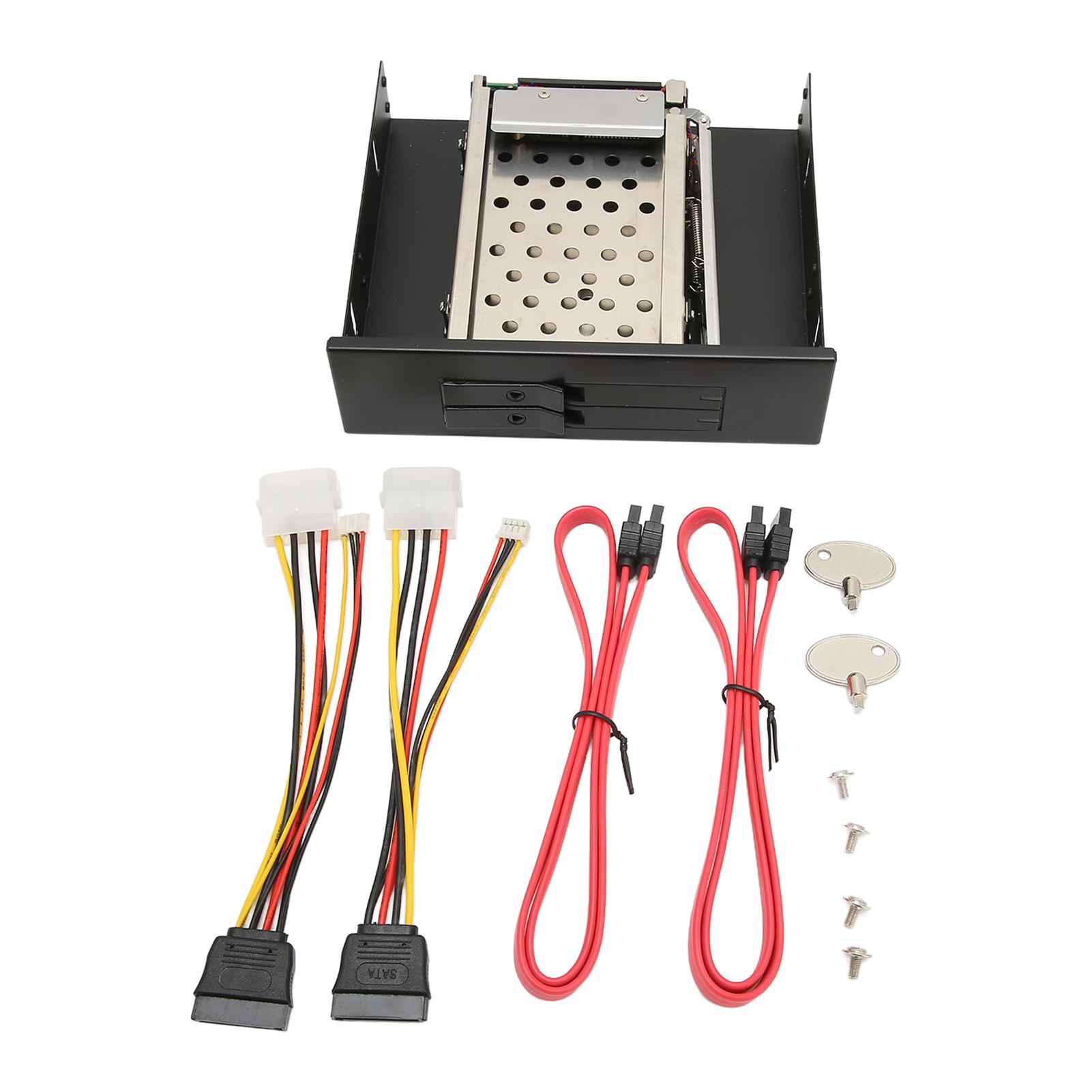 

Монтажный кронштейн для жесткого диска 2,5 дюйма из нержавеющей стали ABS, высокоскоростной 6 Гбит/с, поддержка внутреннего жесткого диска SATA III