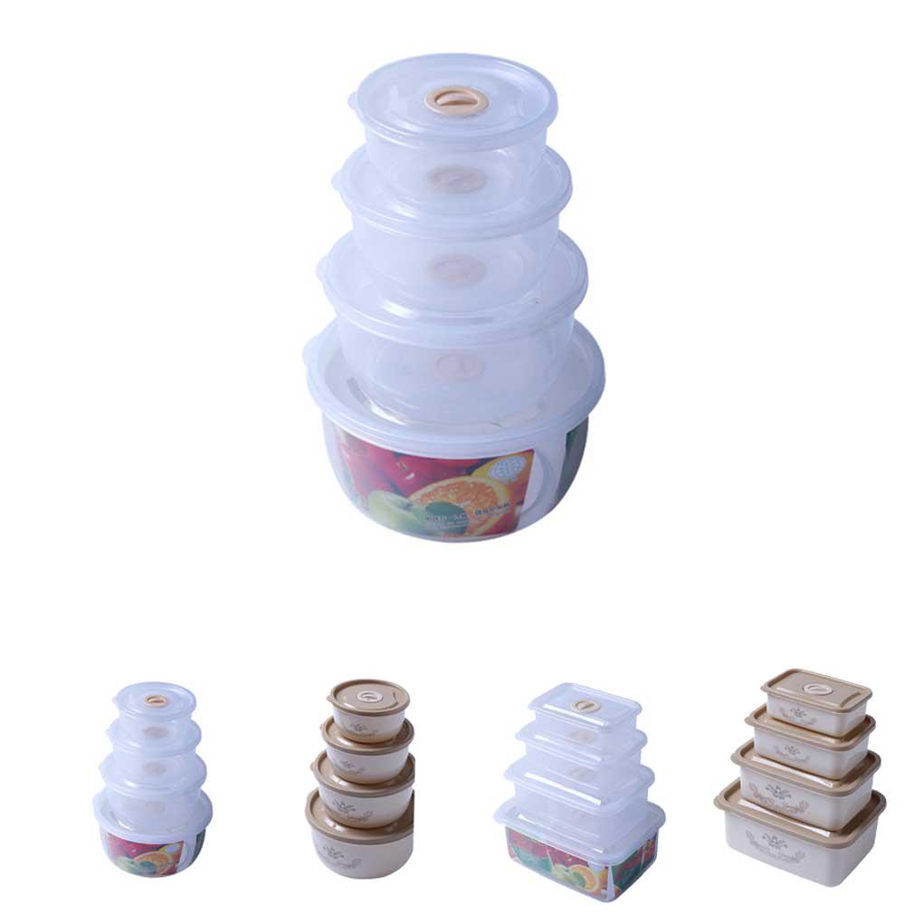 Meal Food Storage Preparation Containers & Lids Microwaveable Fridge Lunch Box