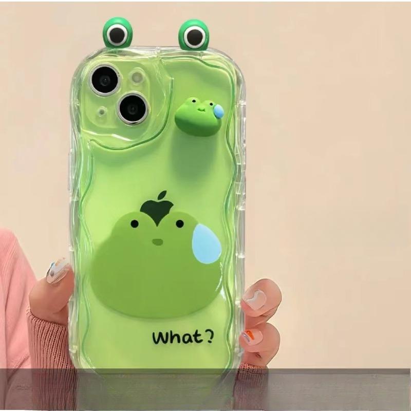 

Подходит для чехла для мобильного телефона Huawei P60 Mate40pro Милая трехмерная кукла-лягушка Honor 90 Забавный силиконовый мягкий чехол Honor 9X Pro