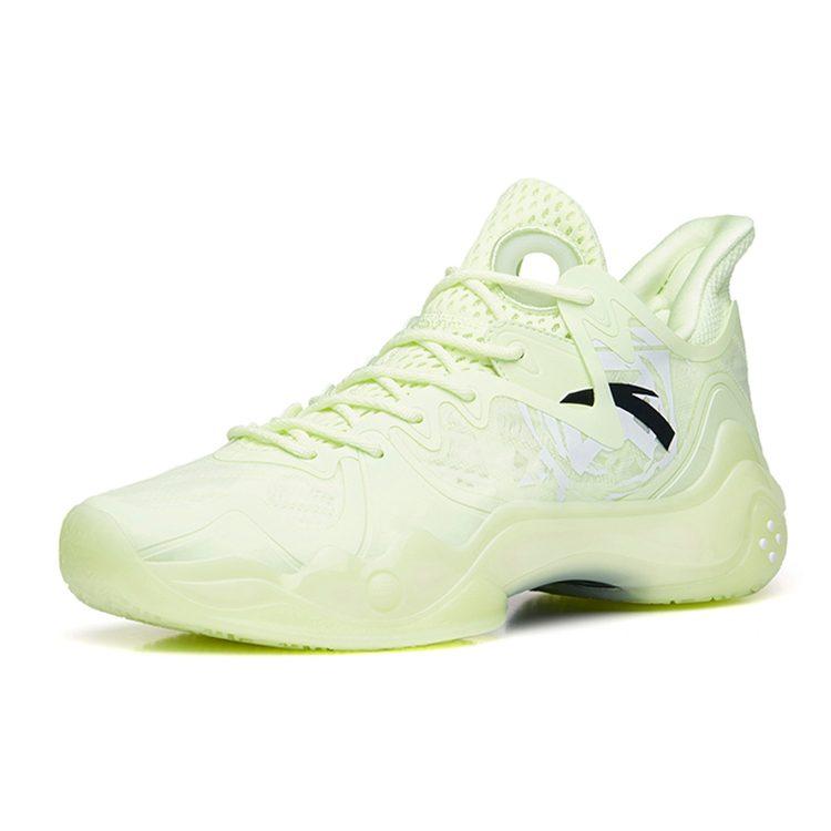 Anta Shock Wave 4 Nitrogen Technology Textile, Synthetic Leather, TPU Abrasion Resistant Breathable Low Top 112231106-4