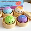 Peluche a Forma di Raviolo Misterioso Giocattolo Fidget Ornamento Panino Raviolo Sfera da Spremere Sollievo dallo Stress Giocattolo Ornamento a Rimbalzo Lento