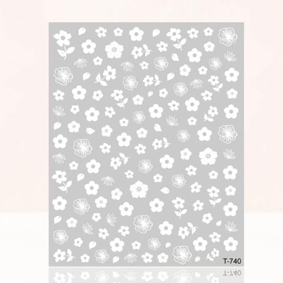 Nail Decoration Good All-Match Paper Art Decal Easy-Peel Fingernail Sticker for Female