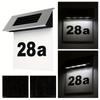 Rainproof LED Address Sign Solar-Powered Solar Lights for Outside LED Door Sign Light  Yard