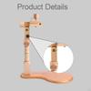 Embroidery Hoop Stand Ornament Easy To Use Accessory Rotated Support Rack Beech Wood Cross for
