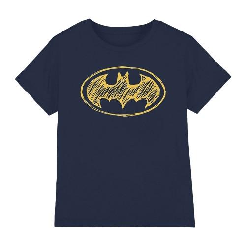 Batman Boys Scratch Logo T-Shirt