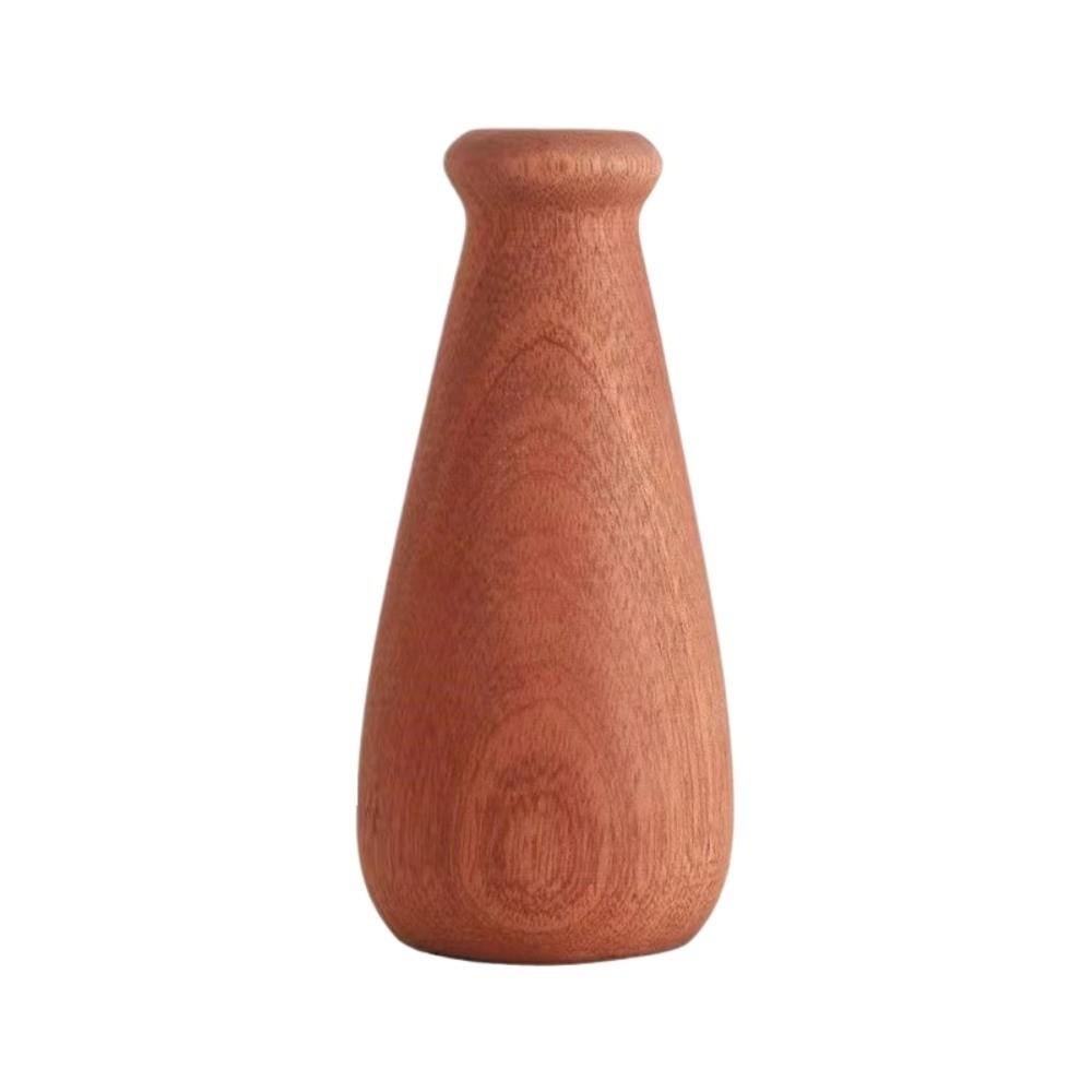 Minimalism Flowerpot Floral Arrangement Tabletop Decor Simple Wooden Vase  Living Room