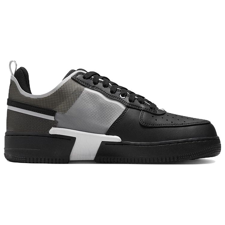 Nike Air Force 1 React Black White Unisex Sneakers DM0573-002