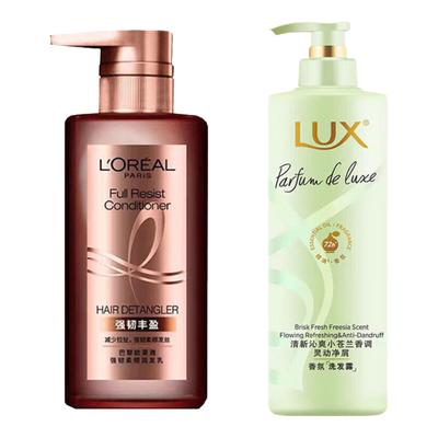 Set L'Oréal Après-shampoing Fort & Lisse et Shampoing Lux Freesia