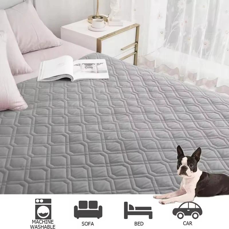 Waterproof Mattress Cover Washable Non-Slip Bed King&Queen Size Bed Sheet Cover Christmas Decor Bed Protector Mat Couch Cover