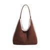 Design Vintage Lamb Wool Bag Women'S Fashion Hand Carrying Large Capacity Commuter Armpit Shoulder Bag