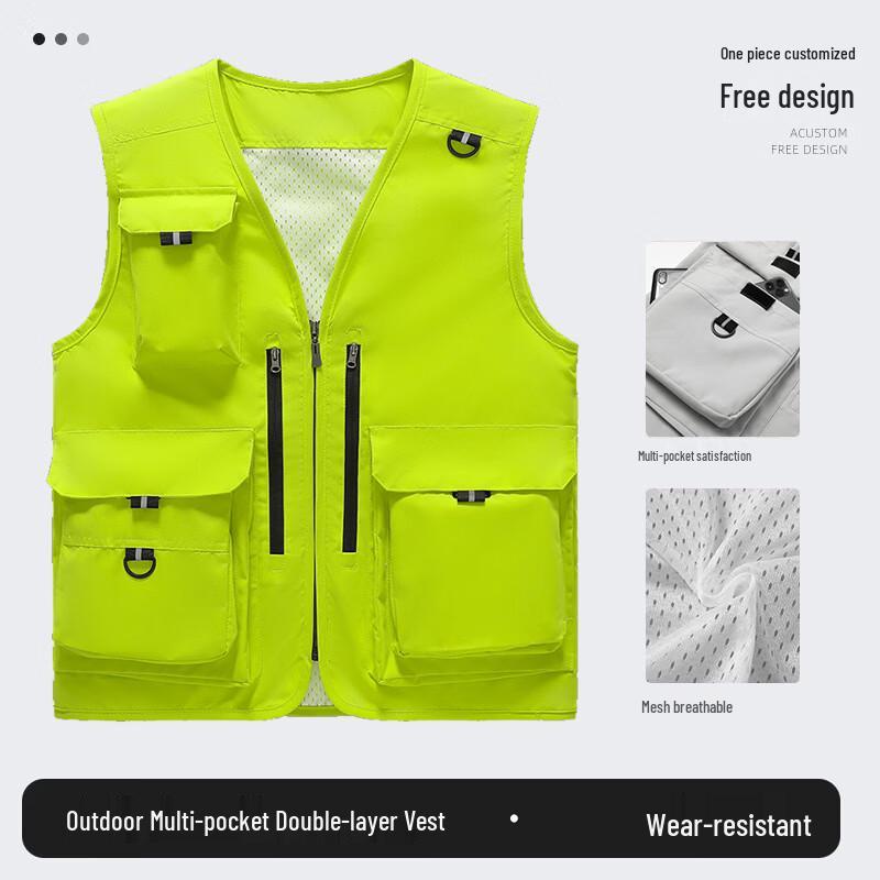 Professional Multi-Pocket Work & Photographer Vest