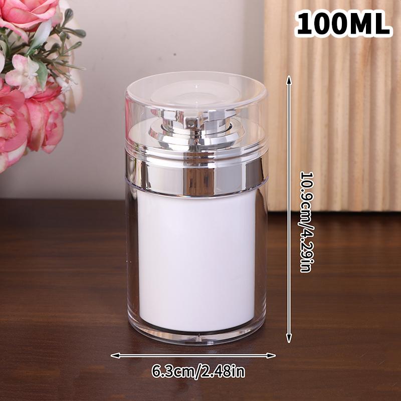 Jar Empty Cream Subpackage Toiletry Refillable Vacuum Bottle Travel Cream And Lotion Cosmetic Container With Pump Moisturizer