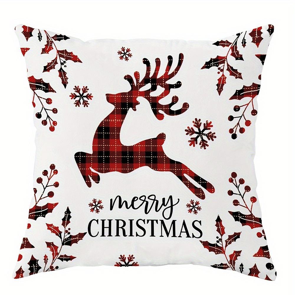 

Праздничные рождественские наволочки: Все Хэй Приезжайте Домой на Рождество, С Рождеством Олень, Счастливых Праздников Грузовик 16x16Inch