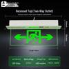 Jihua Shi Recessed Glass Emergency Exit Sign