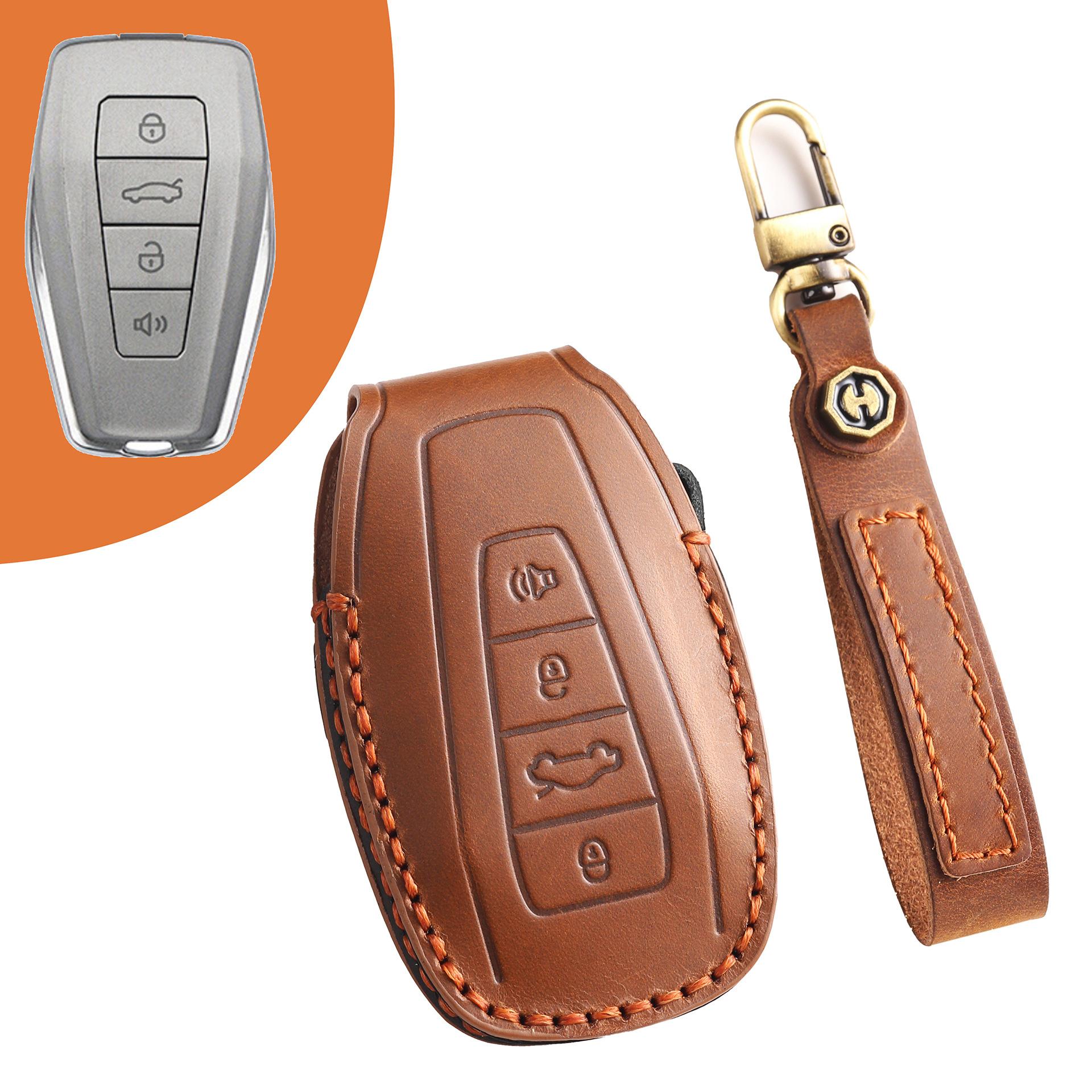 

Applicable Geely key set Emgrand S Boyue Xingrui icon Xingyue l Colorful Vision Binrui car leather case buckle