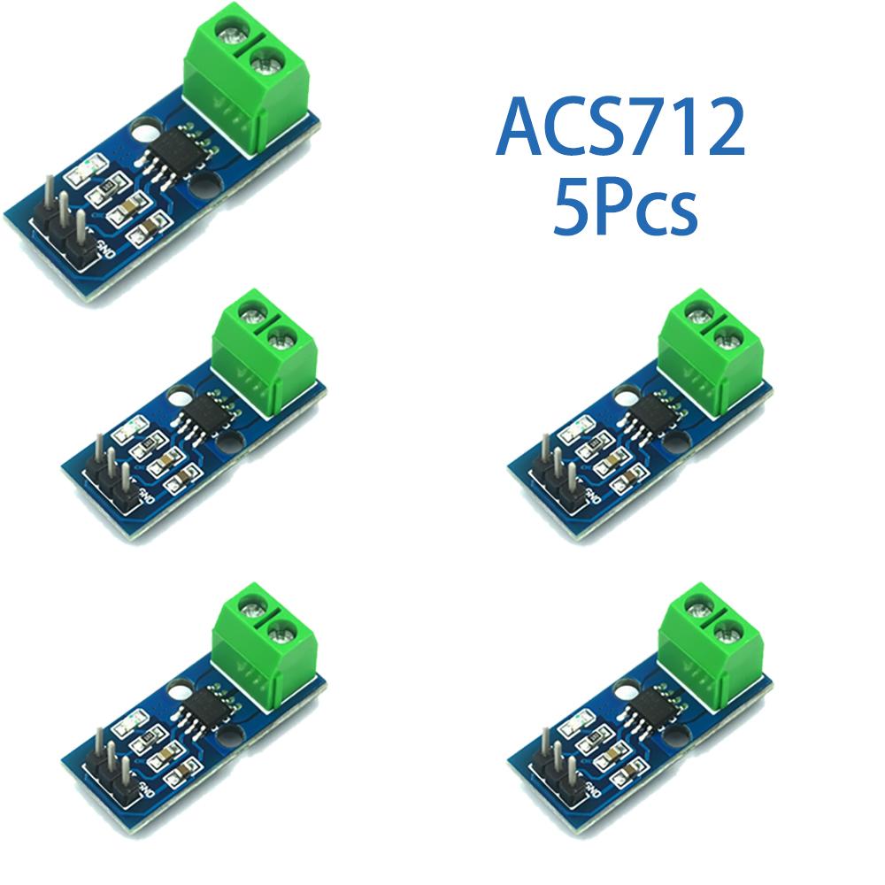 5/10/20Pcs 5A 20A 30A Measuring Range ACS712 Current Sensor Module ACS712-5A Current Detection Transducer Module