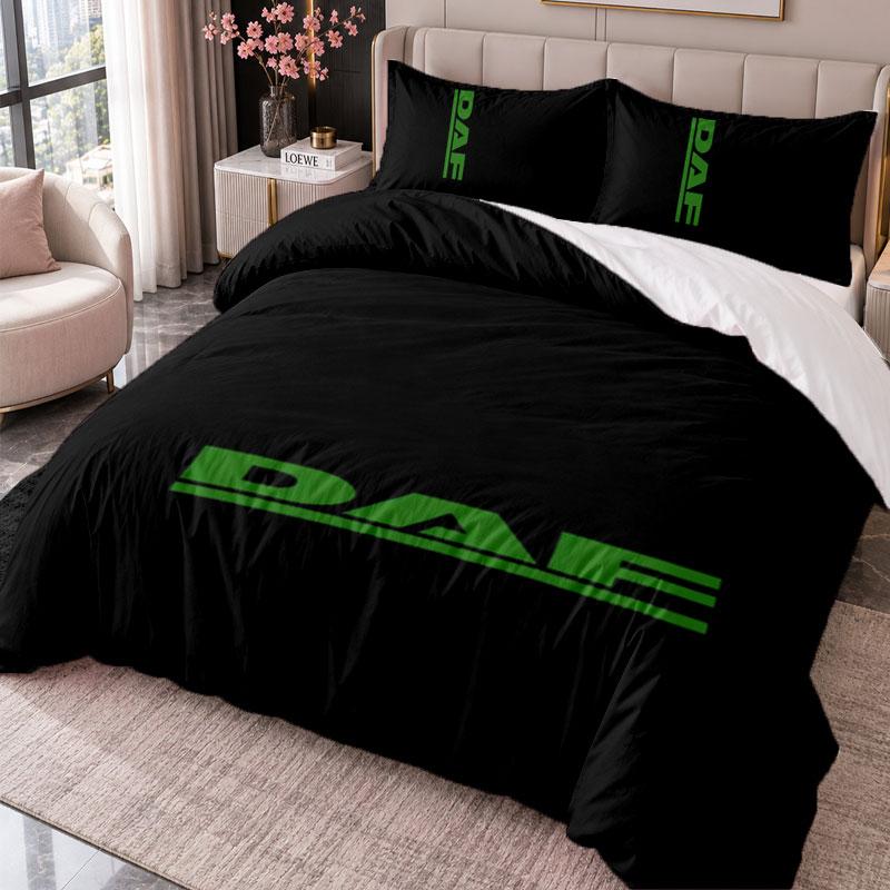 DAF 3Pcs Bedding Set Duvet Cover With Two Pillowcases For Bedroom Home Decoration