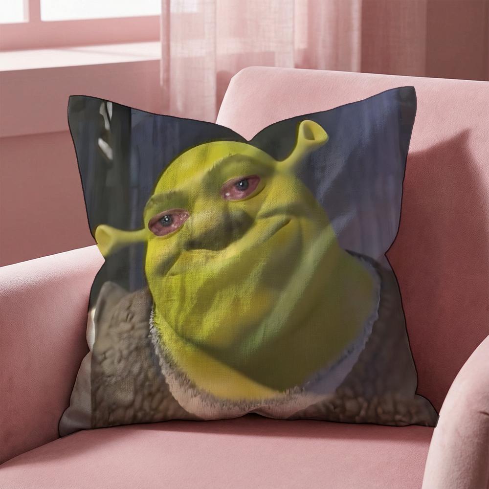 

Shrek Cushion Cover Multi-Scene Pillow Cover for Home & Car - Reversible, Soft & Durable for Daily Use 30cmx30cm