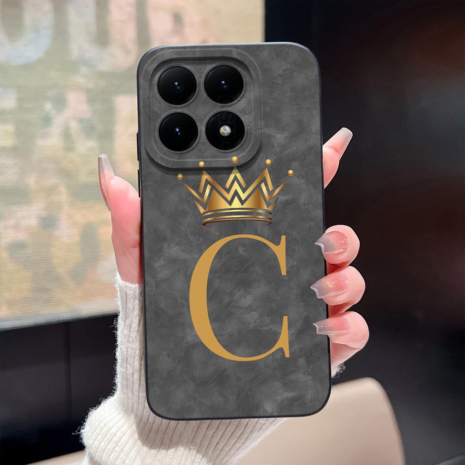Casing For Xiaomi 15 15T Pro 5G Phone Case Cute Panda 26 Letter Shockproof Liquid Silicone Cover For Xiaomi15 Pro 15TPro Fandas