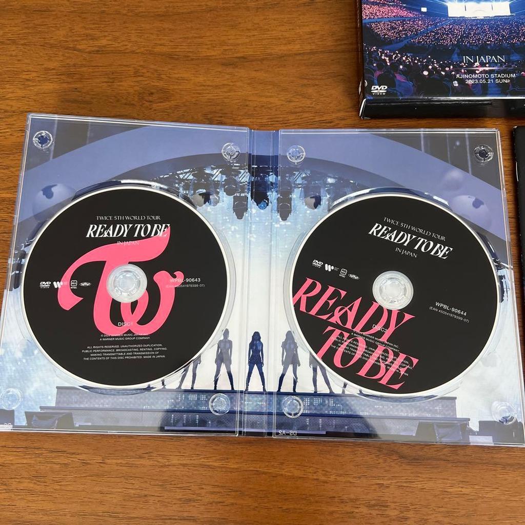 Used TWICE 5TH WORLD TOUR READY TO BE DVD