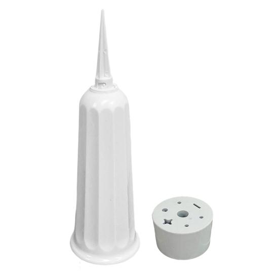 Cemetery Vase Graveyard Decoration Flowers Holder with 7-Hole Cylindrical Insert Reusable Cemetery Flower Holder with Spike