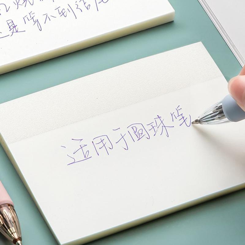 Transparent Waterproof Pet Memo Sticky Note Daily To Do Stationery 100 Sheets