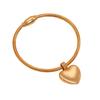 New jewelry peach love magnetic collar opening ring symmetrical simple fashion love pendant bracelet female tide