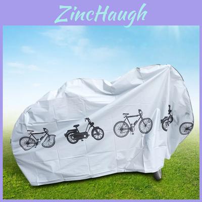 Premium Grey Bicycle And Electric Vehicle Cover With Dual Protection Against Rain And Dust
