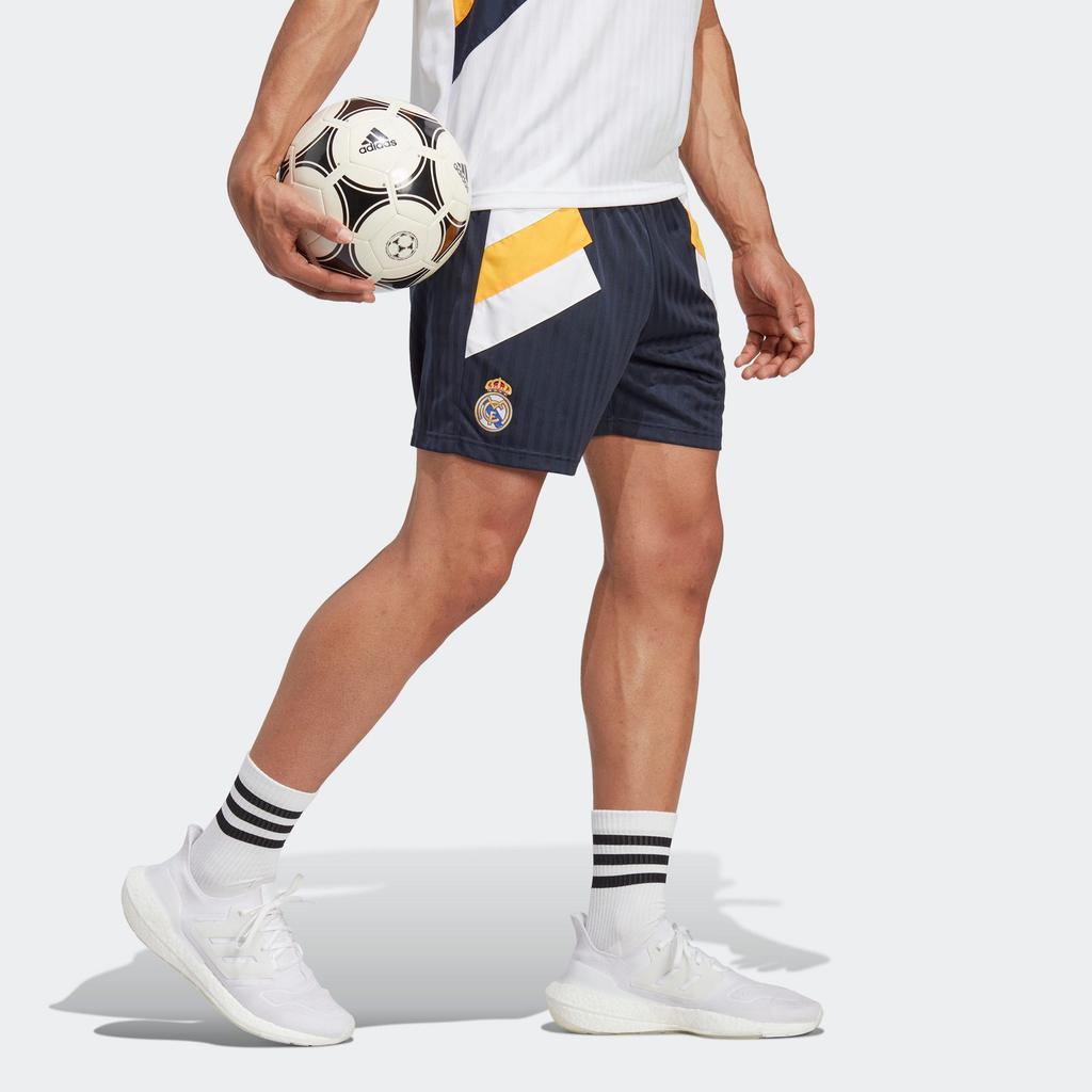 adidas Real Madrid Casual Shorts Men's Dark Navy Blue Moderate HT6457