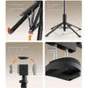 MT86 Automatic Phone Tripod with Phone Clamp Lightweight Travel Tripod Stand for Outdoor Vlog and Livestreaming