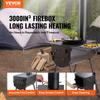 Wood Stove, 118 Inch, Alloy Steel Camping Tent Stove, Portable Wood Burning Stove with Chimney Pipes & Gloves, 3000in³Firebox Hot Tent Stove for