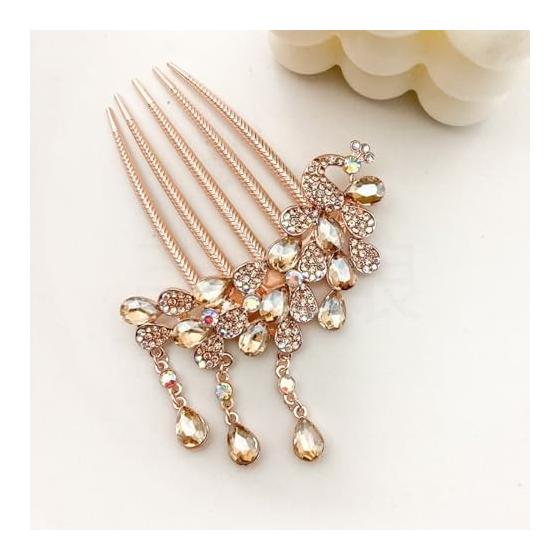Kanzashi Hair Stick for Updos, Sparkling Hair Comb, Crystal Bijou Hair Comb, Elegant Hair Accessory, Kanzashi for Weddings, Kimono, Coming of Age