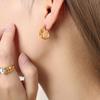 Fashion Earring Jewelry 18K Gold Plated Women Jewelry Retro Geometric Earrings  Birthday Gift
