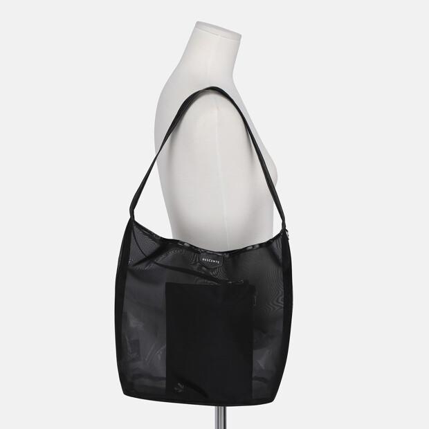Descente Women'S Mesh Shoulder Bag Black Sr222Ubg4A