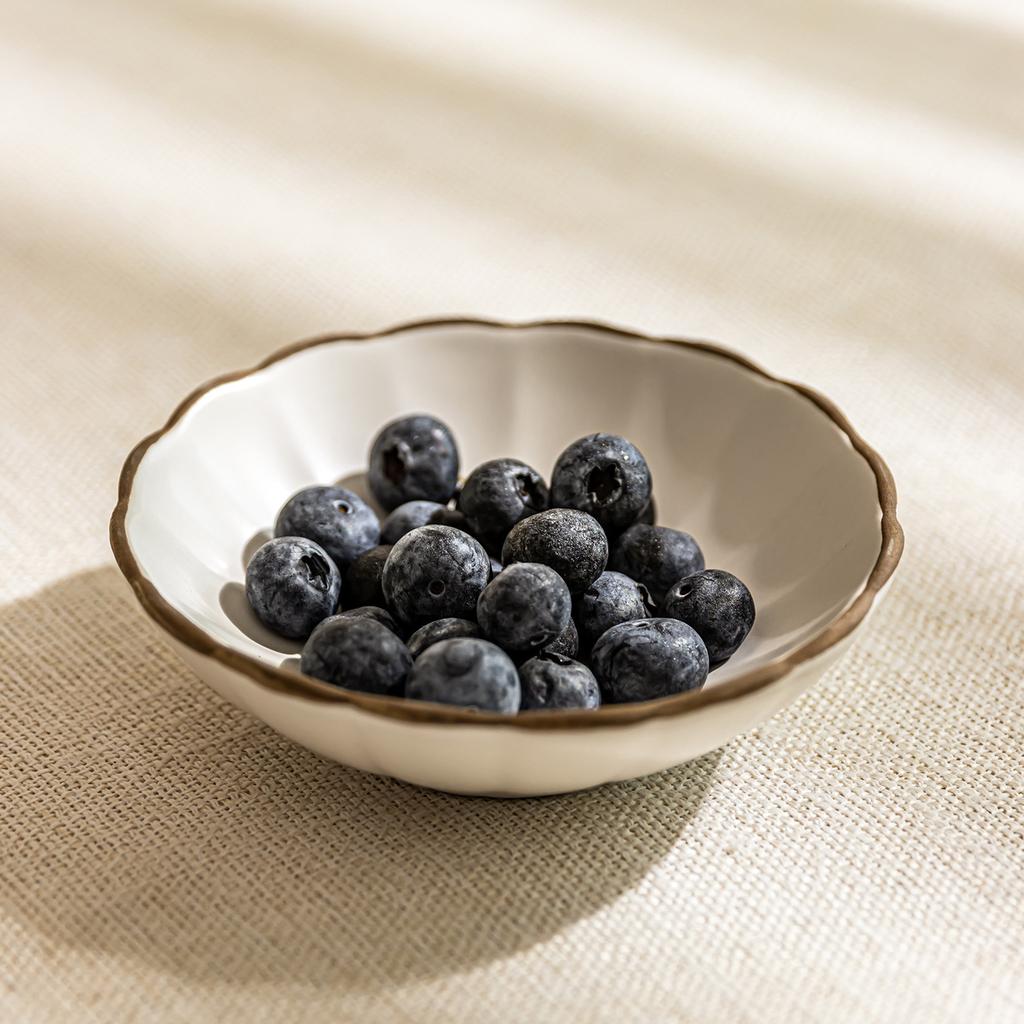 Premium Sense Simple Taste Plate Ceramic Plate Dipping Plate Household Restaurant Fruit Plate Dessert Plate Tableware