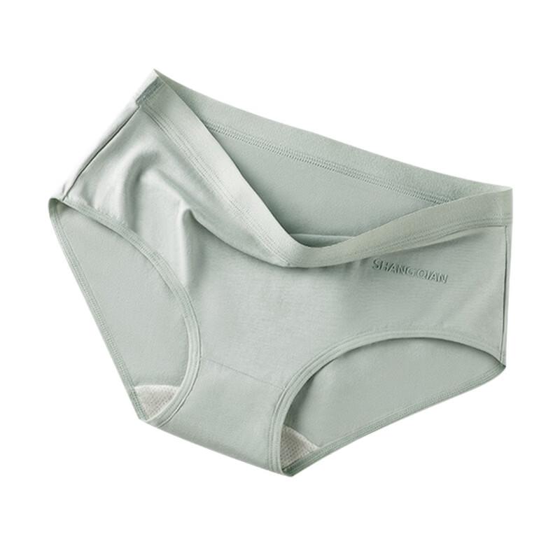 Cai Zhi Yan Women s Combed Cotton Mid-Waist Briefs