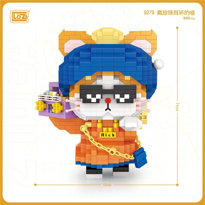 Loz Mini Blocks Beautiful Cartoon Character Cute Girl Small Bricks Brinquedo Boy Gift Girl Present Christmas New Year Goods