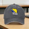 Bosnia And Herzegovina Flag Casual Baseball Cap Summer Trucker Hat Hot Sale Gym Snapback Cap Unisex Fitted Retro Baseball Caps