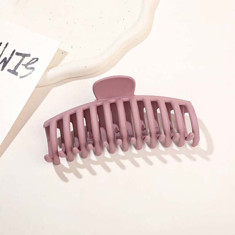 13CM Korean Solid Color Large Hair Claw Elegant Acrylic Ponytail Clip Hairpins Barrette Crab for Women Girls Hair Accessories