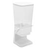 Cereal Dispenser 5.5L Large Capacity Adjustable Multifunctional Snack Nut Candy Dispenser for Kitchen White