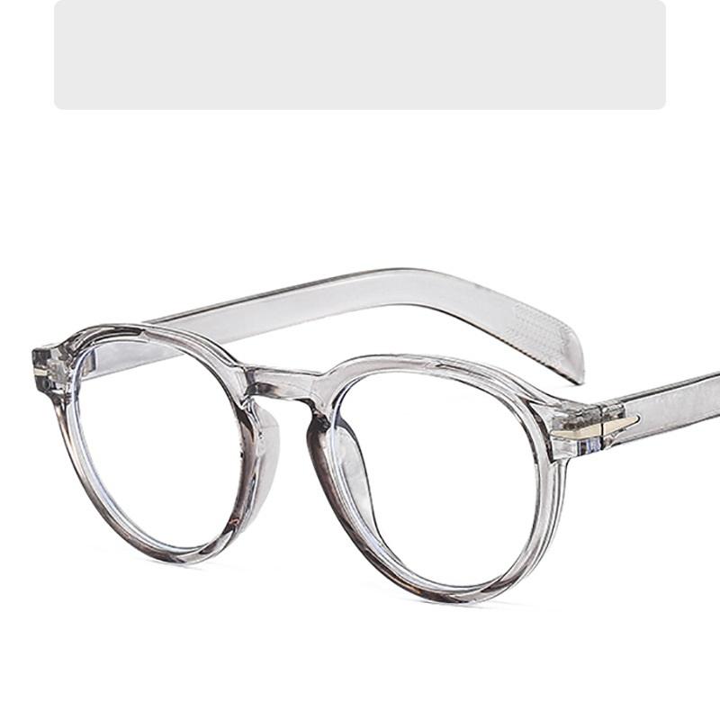 Anti-Blaulicht-Brillengestell Neues Mode-Rundbrillengestell Damen Herren Einfache Retro-Brille Korrektionsbrille