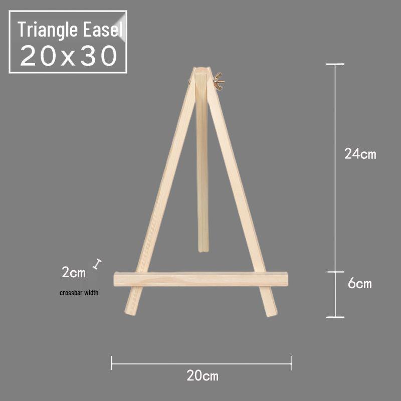 Wooden Foldable Mini Tabletop Easel for Painting and Sketching