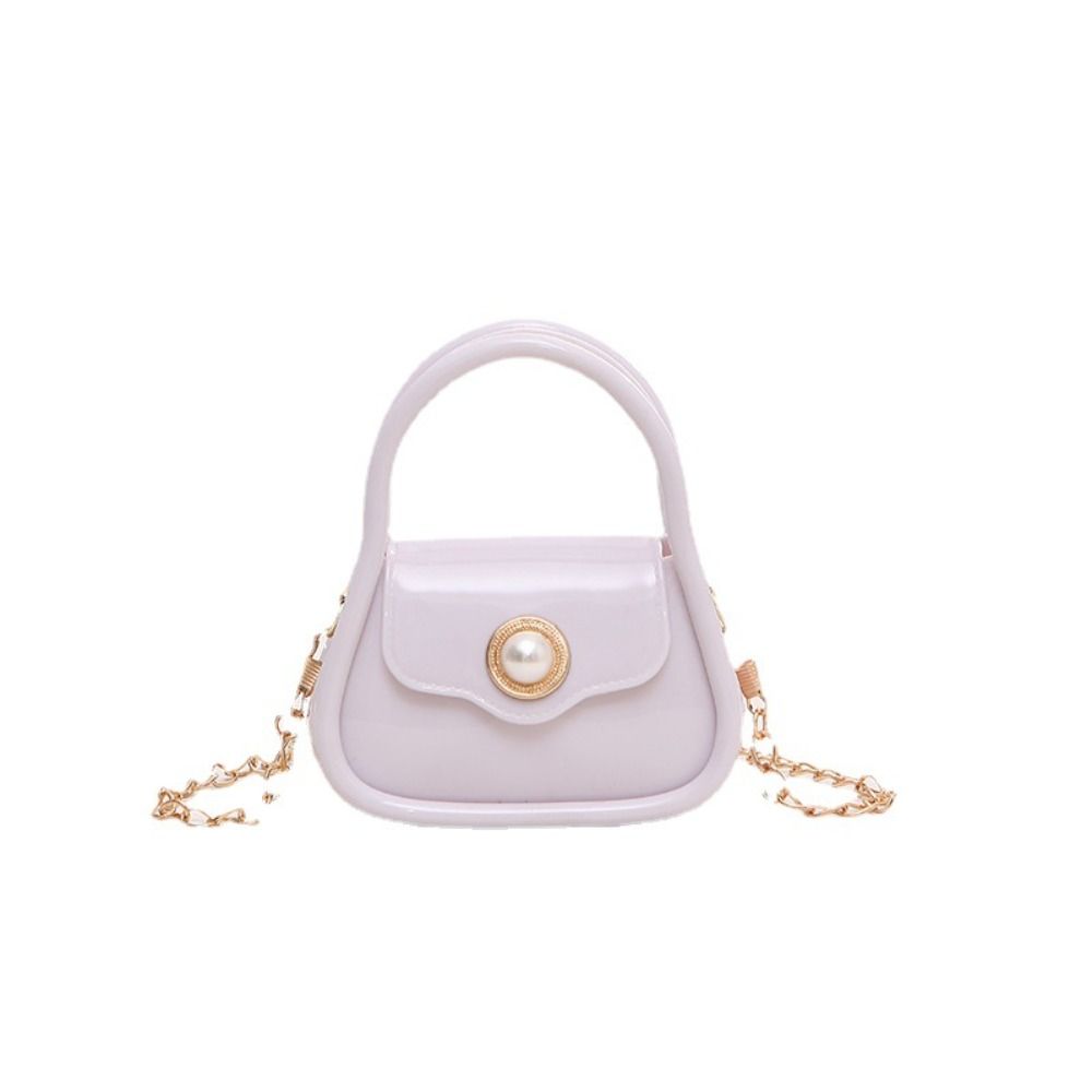 Pearl Crossbody Bag Chain Jelly Bag Durable Mini Shoulder Bags  Women