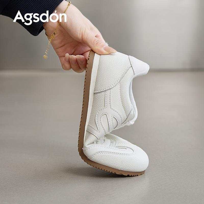 Augustus Dengde Training Shoes Women's 2025 New Autumn Flat White Shoes Student Sports and Leisure Forrest Gump Shoes Board Shoes