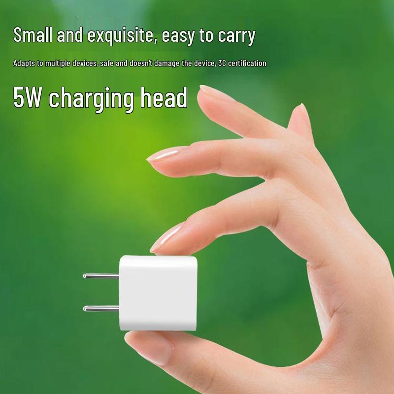 5W Fast Charging USB Plug for Apple & Universal Mobile Phones (5V/1A)