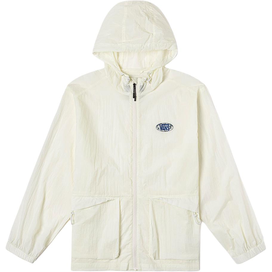 Vans Work Style Hooded Sun Protection Long Sleeve Jacket Unisex Jacket Off-White VN000NM5FS8