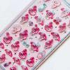 2025 Cute Cinnamoroll Kuromi My Melody Hello Kitty 3D Resin Stickers Anime Themed DIY Scrapbooking Decoration Gifts kids Toys
