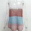 2026 Summer Women's Color Block Knit Tank Top, Round Neck Sleeveless Crochet Vest Cami for Casual Beach & Daily Wear