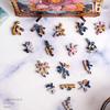 "One Flower, One World" Wooden Jigsaw Puzzle: Creative, Educational Stress Relief Gift for Kids' Birthdays or Art Enthusiasts.